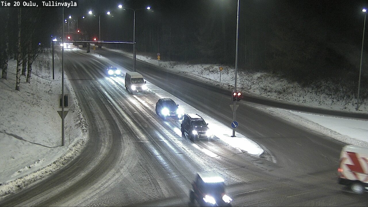 Weather Camera Image Väg 20 Uleåborg, Tullinväylä, Oulu, Pohjois-Pohjanmaa