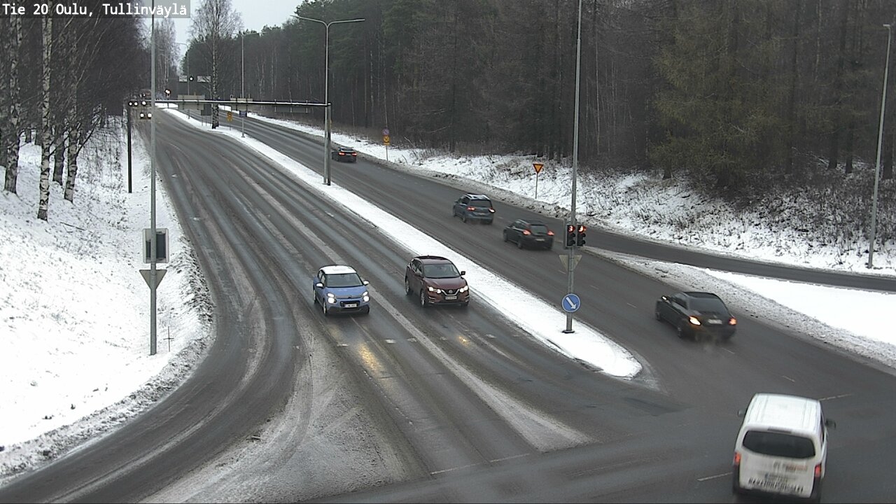 Weather Camera Image Väg 20 Uleåborg, Tullinväylä, Oulu, Pohjois-Pohjanmaa