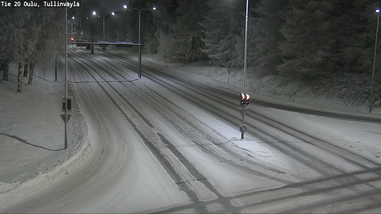 Weather Camera Image Road 20 Oulu, Tullinväylä, Oulu, Pohjois-Pohjanmaa