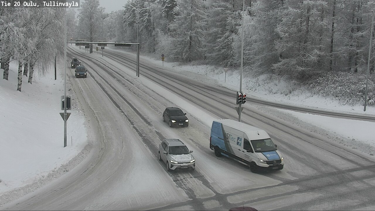 Weather Camera Image Väg 20 Uleåborg, Tullinväylä, Oulu, Pohjois-Pohjanmaa