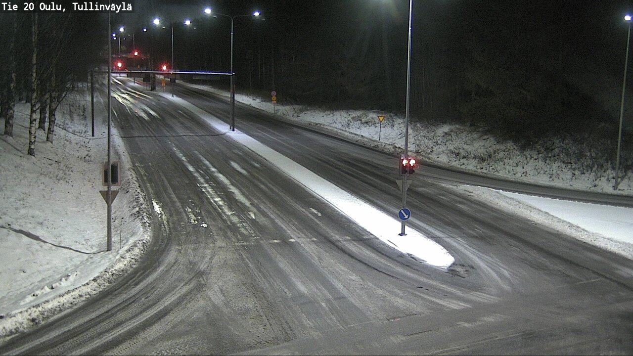 Weather Camera Image Väg 20 Uleåborg, Tullinväylä, Oulu, Pohjois-Pohjanmaa