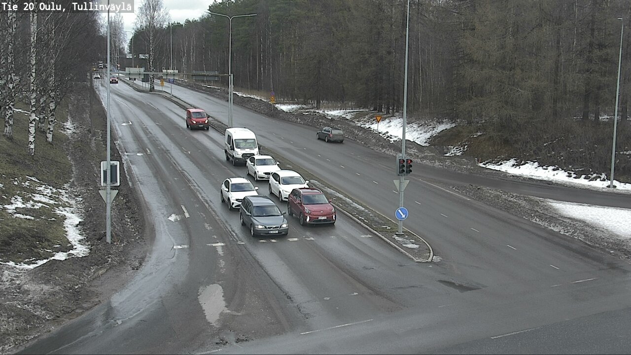 Weather Camera Image Road 20 Oulu, Tullinväylä, Oulu, Pohjois-Pohjanmaa