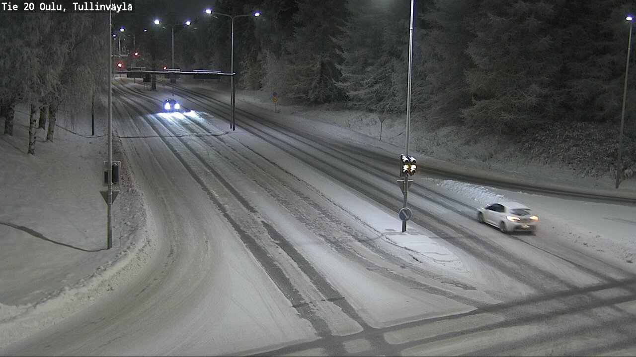 Weather Camera Image Road 20 Oulu, Tullinväylä, Oulu, Pohjois-Pohjanmaa