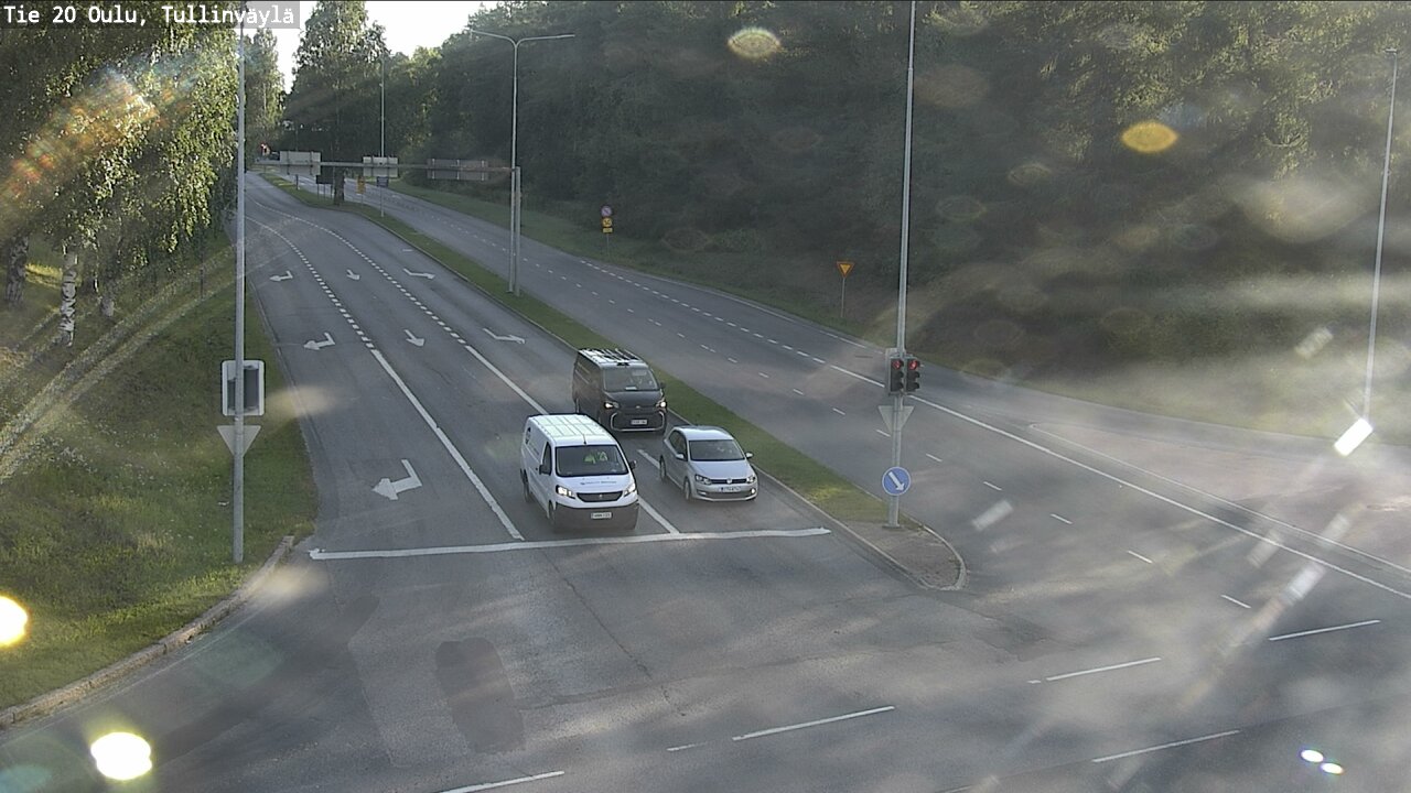 Weather Camera Image Road 20 Oulu, Tullinväylä, Oulu, Pohjois-Pohjanmaa