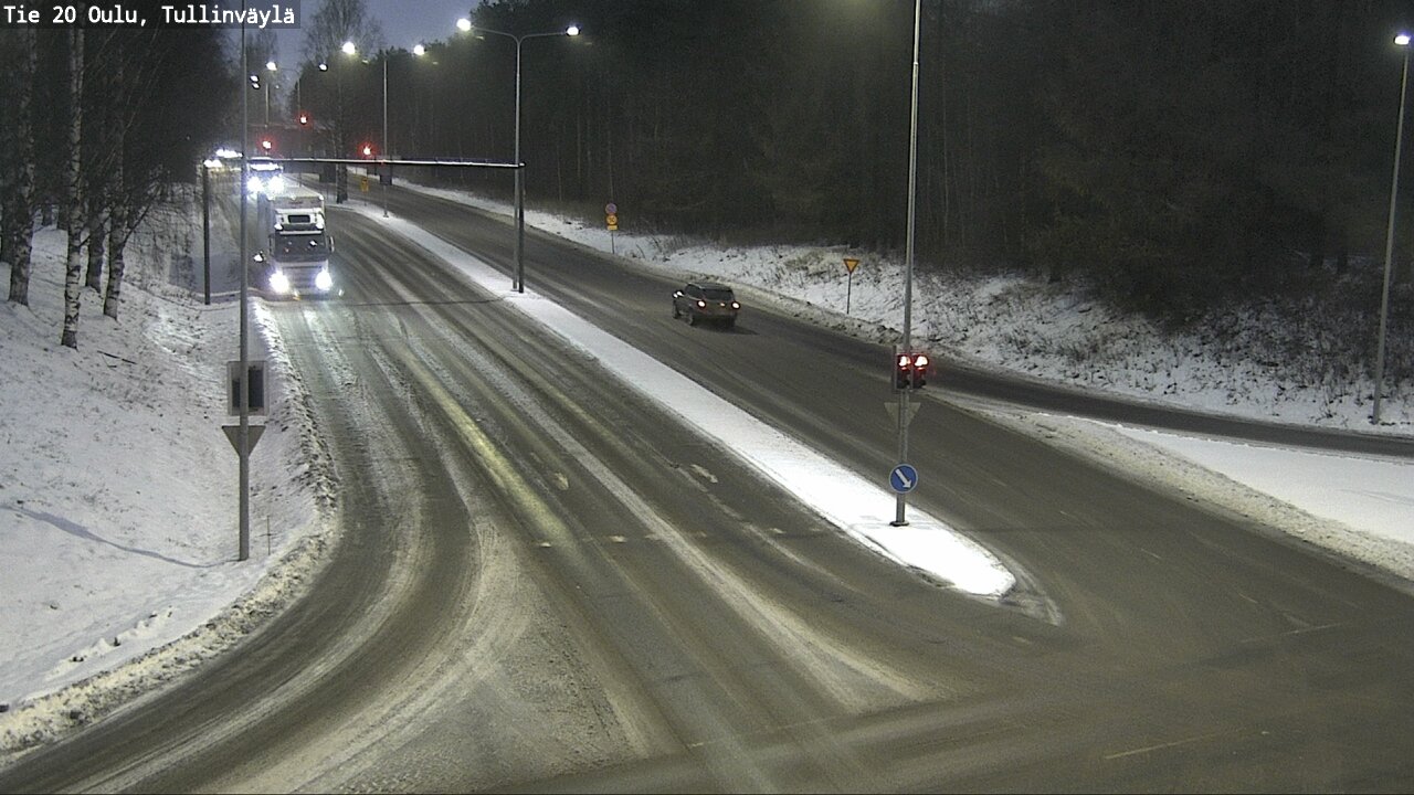 Weather Camera Image Väg 20 Uleåborg, Tullinväylä, Oulu, Pohjois-Pohjanmaa