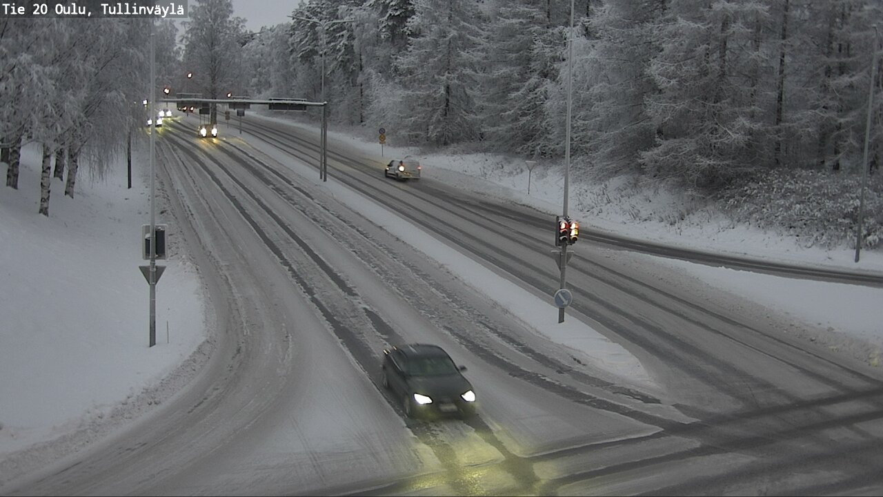 Weather Camera Image Väg 20 Uleåborg, Tullinväylä, Oulu, Pohjois-Pohjanmaa