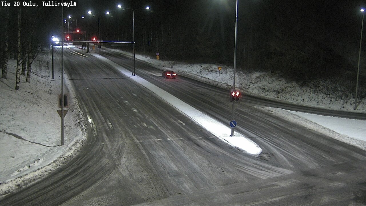Weather Camera Image Väg 20 Uleåborg, Tullinväylä, Oulu, Pohjois-Pohjanmaa