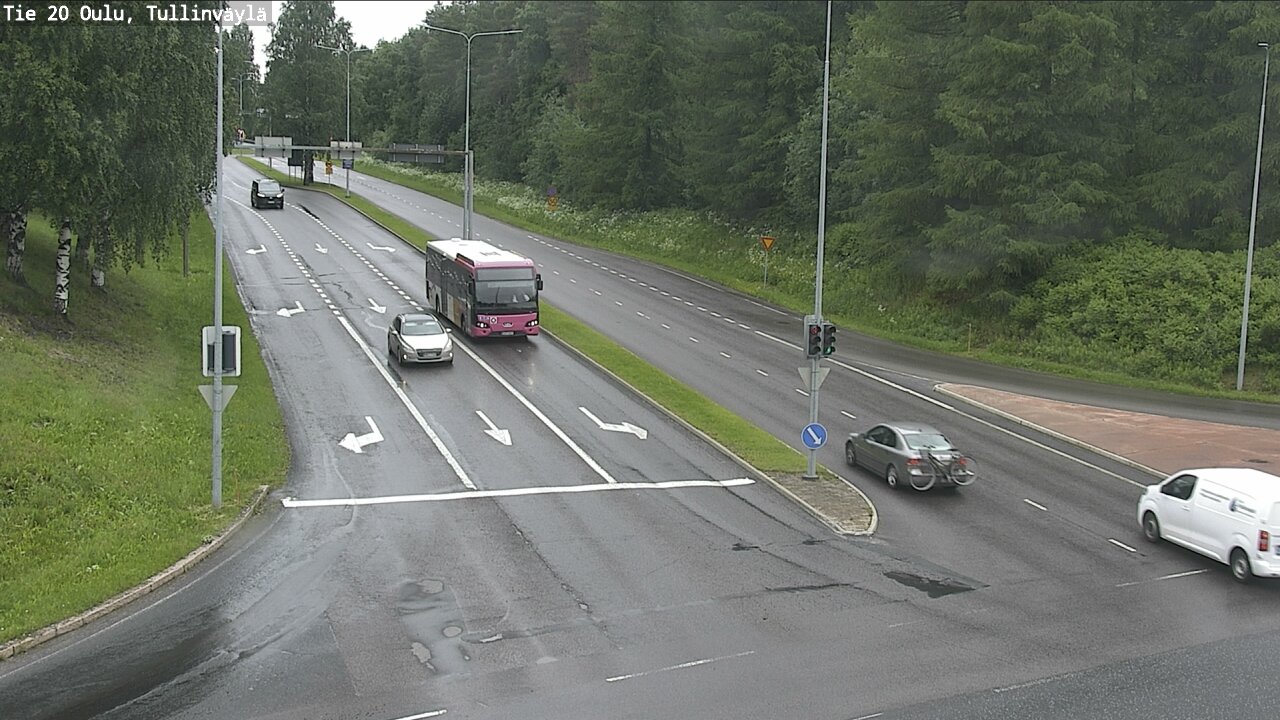 Weather Camera Image Road 20 Oulu, Tullinväylä, Oulu, Pohjois-Pohjanmaa