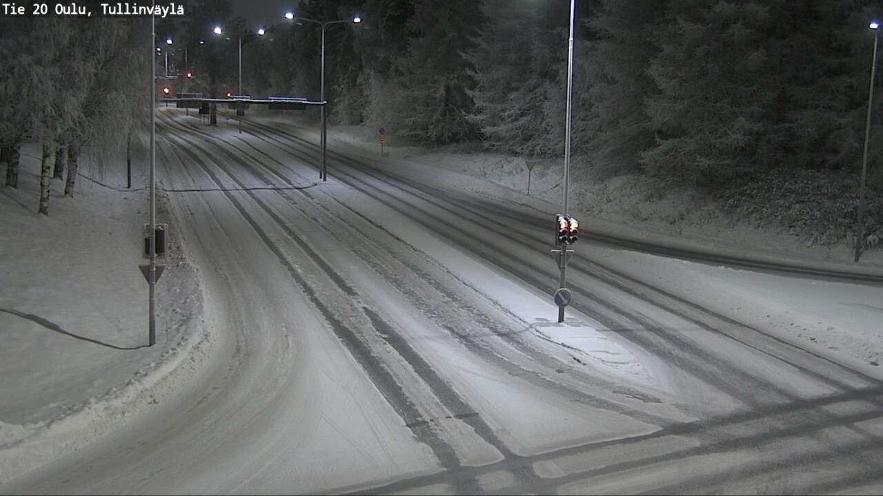 Weather Camera Image Road 20 Oulu, Tullinväylä, Oulu, Pohjois-Pohjanmaa