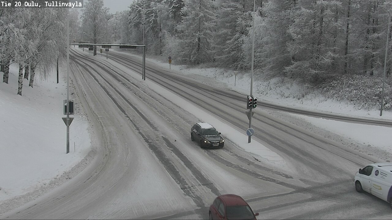 Weather Camera Image Väg 20 Uleåborg, Tullinväylä, Oulu, Pohjois-Pohjanmaa