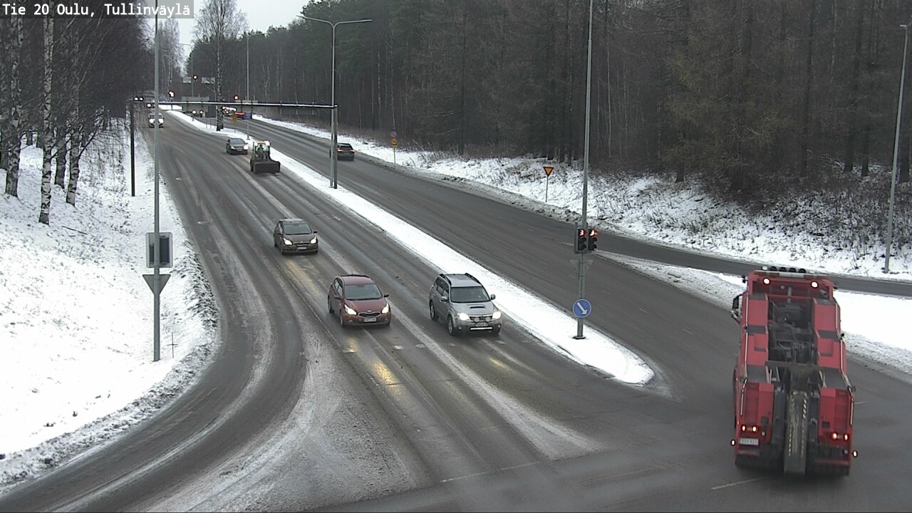 Weather Camera Image Väg 20 Uleåborg, Tullinväylä, Oulu, Pohjois-Pohjanmaa