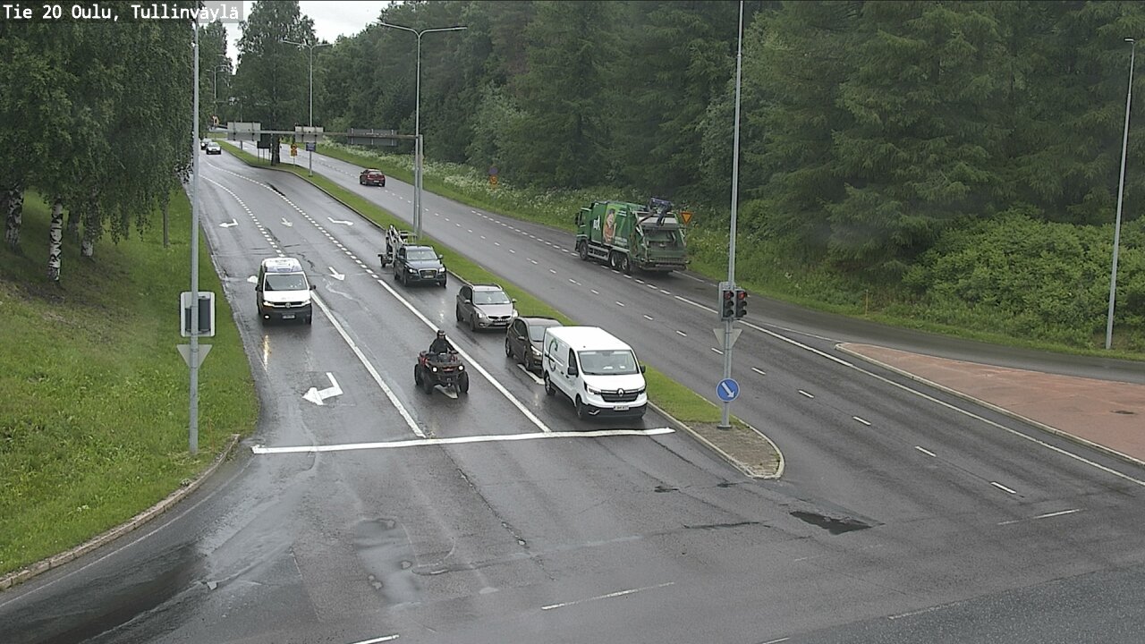 Weather Camera Image Road 20 Oulu, Tullinväylä, Oulu, Pohjois-Pohjanmaa