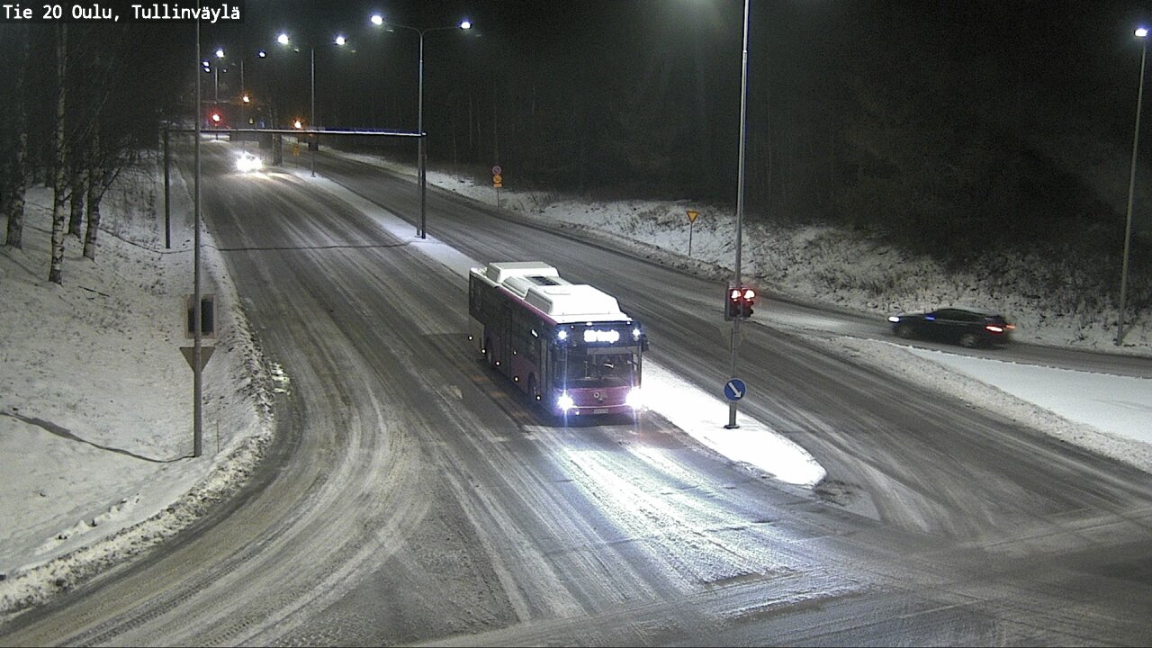 Weather Camera Image Väg 20 Uleåborg, Tullinväylä, Oulu, Pohjois-Pohjanmaa