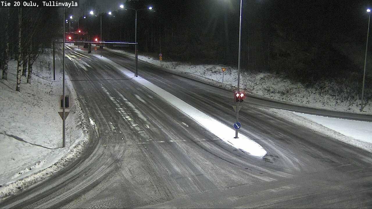 Weather Camera Image Väg 20 Uleåborg, Tullinväylä, Oulu, Pohjois-Pohjanmaa