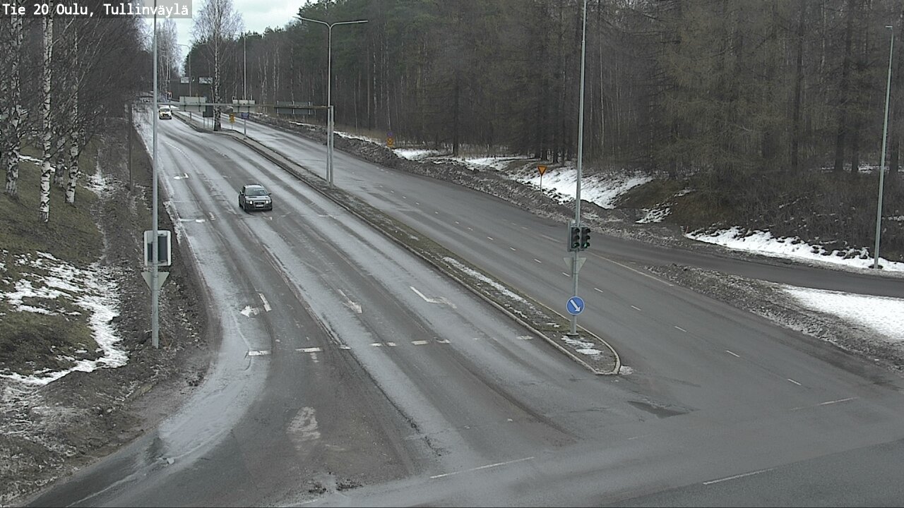 Weather Camera Image Road 20 Oulu, Tullinväylä, Oulu, Pohjois-Pohjanmaa