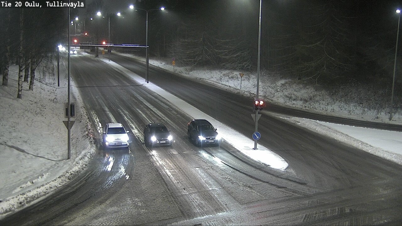 Weather Camera Image Väg 20 Uleåborg, Tullinväylä, Oulu, Pohjois-Pohjanmaa
