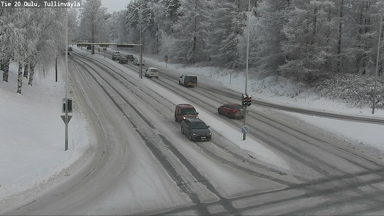 Weather Camera Image Väg 20 Uleåborg, Tullinväylä, Oulu, Pohjois-Pohjanmaa