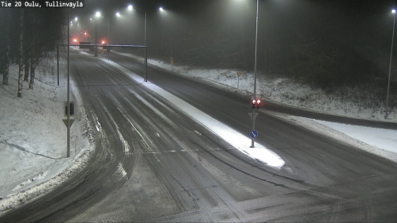 Weather Camera Image Väg 20 Uleåborg, Tullinväylä, Oulu, Pohjois-Pohjanmaa