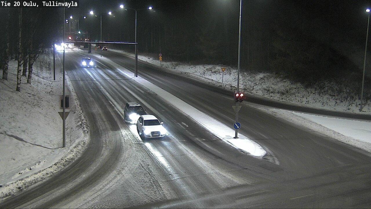 Weather Camera Image Väg 20 Uleåborg, Tullinväylä, Oulu, Pohjois-Pohjanmaa