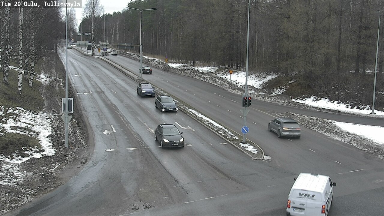 Weather Camera Image Road 20 Oulu, Tullinväylä, Oulu, Pohjois-Pohjanmaa