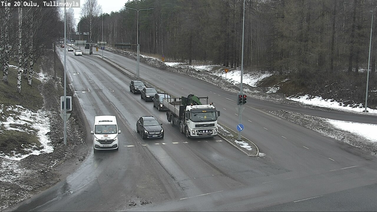 Weather Camera Image Road 20 Oulu, Tullinväylä, Oulu, Pohjois-Pohjanmaa