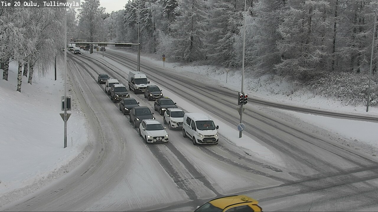 Weather Camera Image Väg 20 Uleåborg, Tullinväylä, Oulu, Pohjois-Pohjanmaa