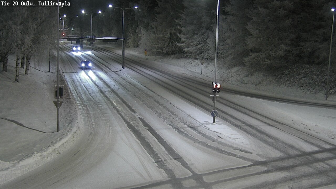 Weather Camera Image Väg 20 Uleåborg, Tullinväylä, Oulu, Pohjois-Pohjanmaa