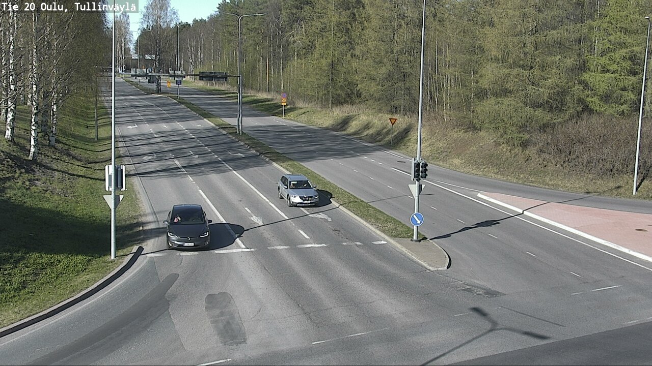 Weather Camera Image Väg 20 Uleåborg, Tullinväylä, Oulu, Pohjois-Pohjanmaa