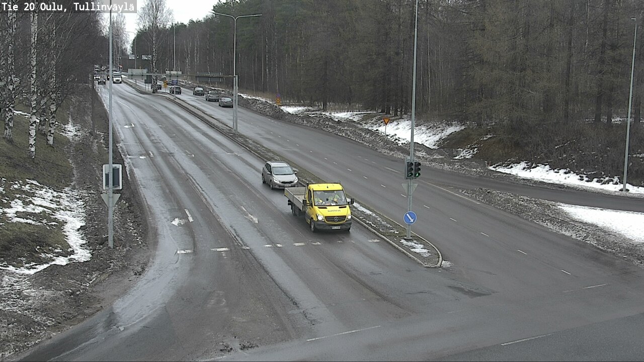 Weather Camera Image Road 20 Oulu, Tullinväylä, Oulu, Pohjois-Pohjanmaa