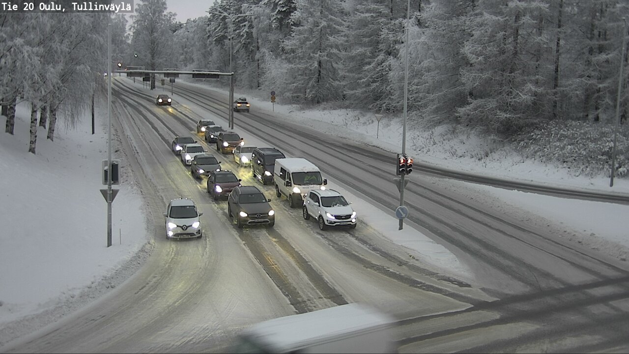 Weather Camera Image Väg 20 Uleåborg, Tullinväylä, Oulu, Pohjois-Pohjanmaa