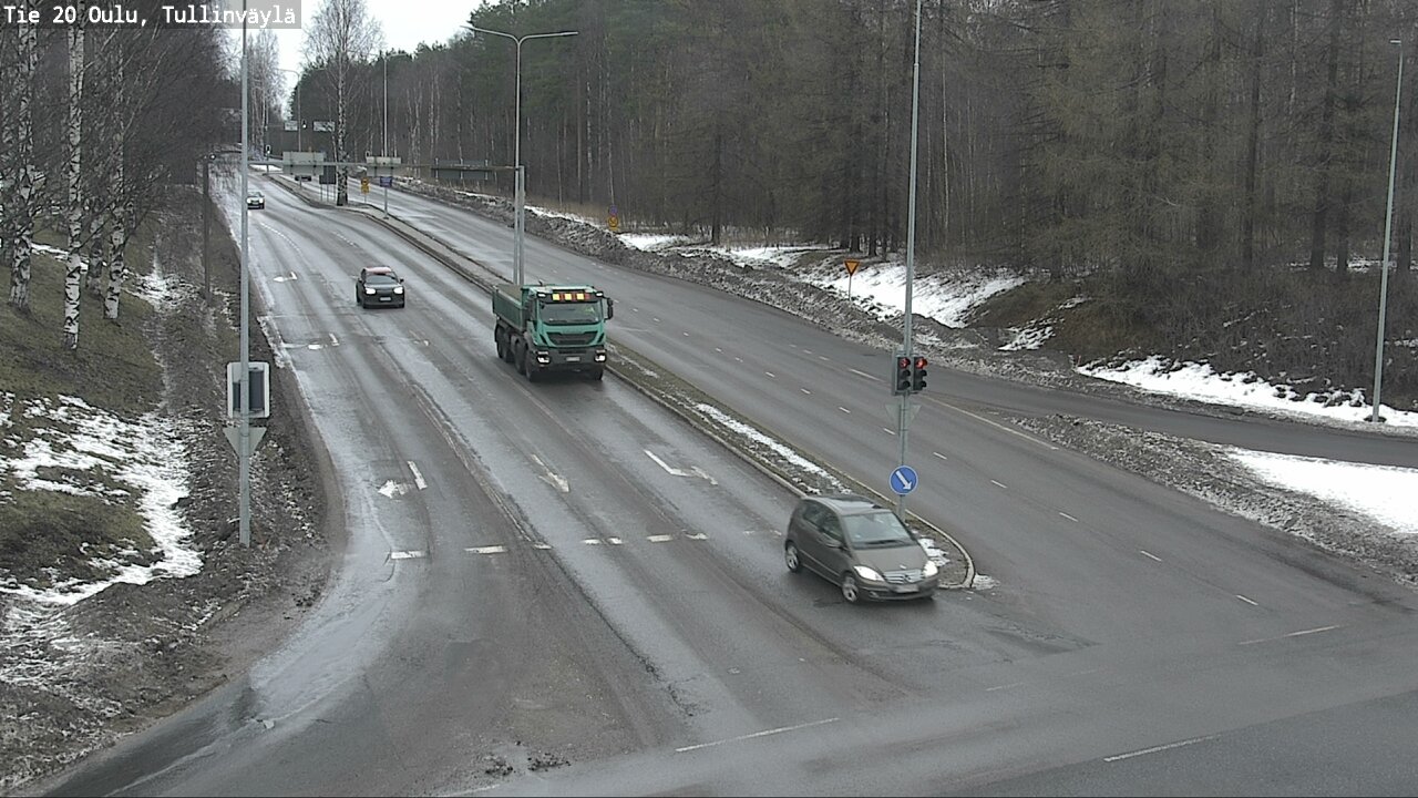 Weather Camera Image Road 20 Oulu, Tullinväylä, Oulu, Pohjois-Pohjanmaa