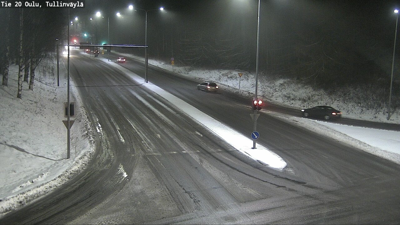 Weather Camera Image Väg 20 Uleåborg, Tullinväylä, Oulu, Pohjois-Pohjanmaa