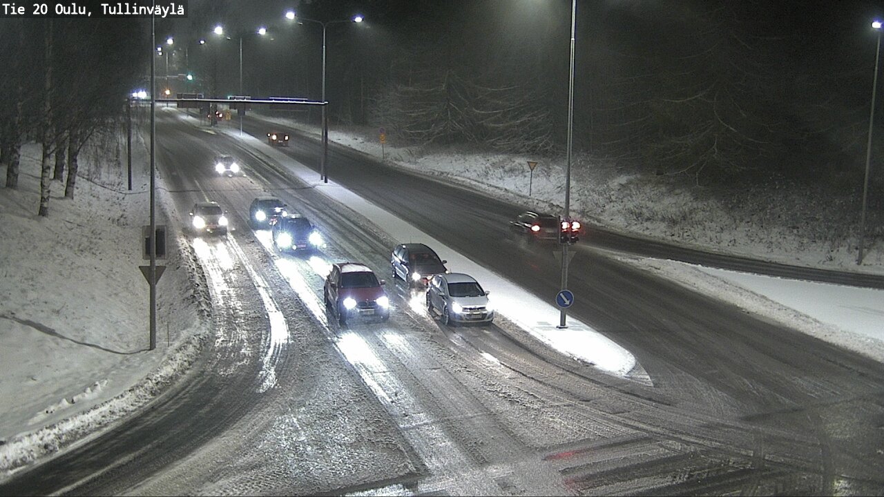 Weather Camera Image Väg 20 Uleåborg, Tullinväylä, Oulu, Pohjois-Pohjanmaa