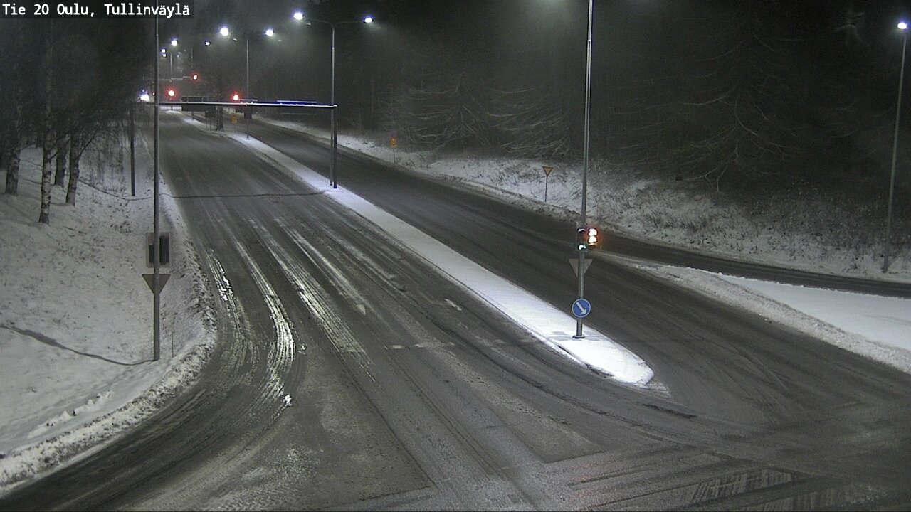 Weather Camera Image Väg 20 Uleåborg, Tullinväylä, Oulu, Pohjois-Pohjanmaa