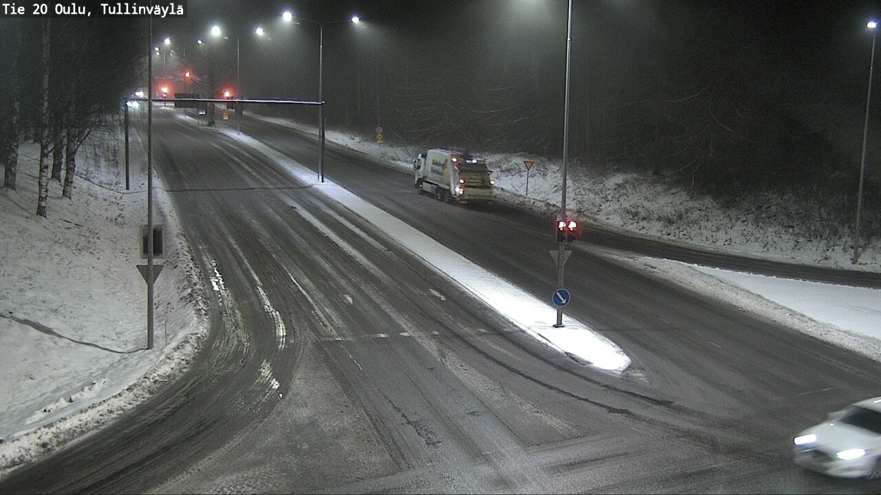 Weather Camera Image Väg 20 Uleåborg, Tullinväylä, Oulu, Pohjois-Pohjanmaa