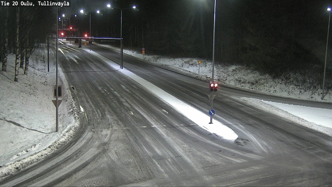 Weather Camera Image Väg 20 Uleåborg, Tullinväylä, Oulu, Pohjois-Pohjanmaa