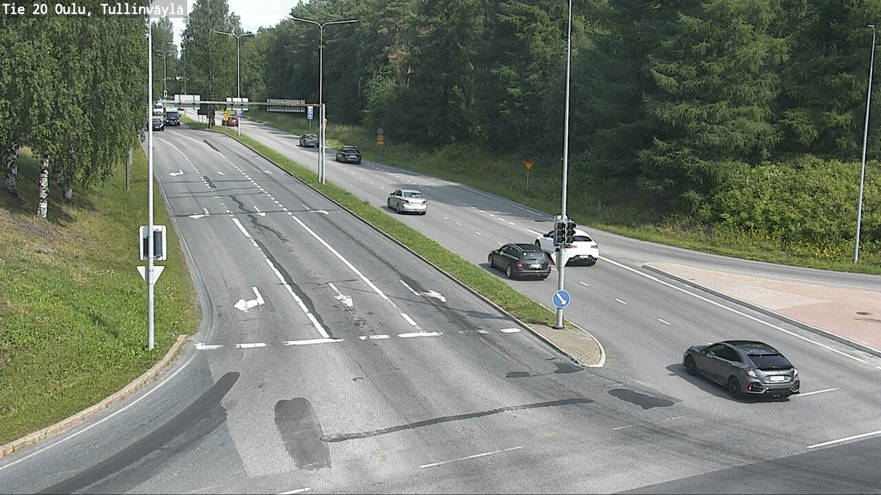 Weather Camera Image Road 20 Oulu, Tullinväylä, Oulu, Pohjois-Pohjanmaa