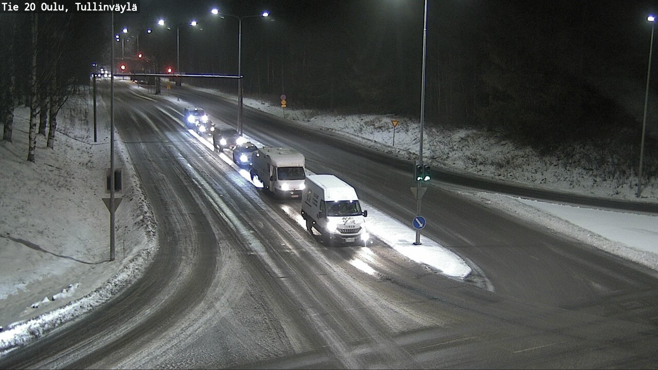 Weather Camera Image Väg 20 Uleåborg, Tullinväylä, Oulu, Pohjois-Pohjanmaa