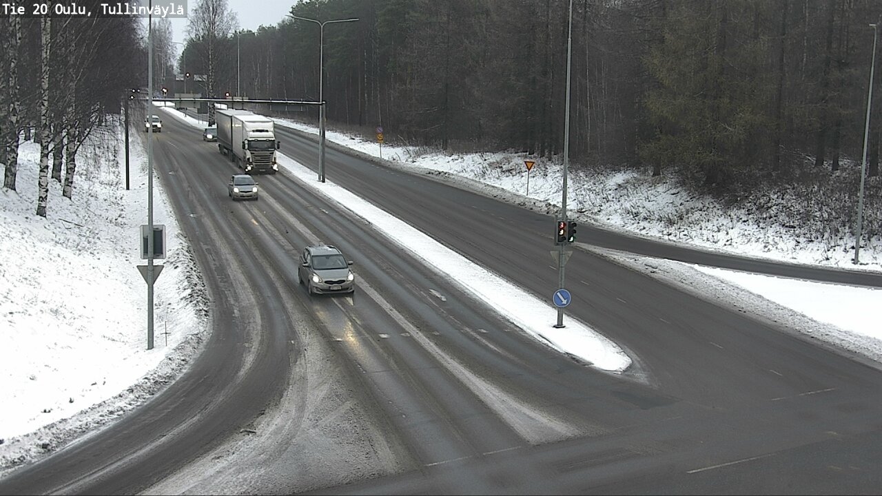 Weather Camera Image Väg 20 Uleåborg, Tullinväylä, Oulu, Pohjois-Pohjanmaa