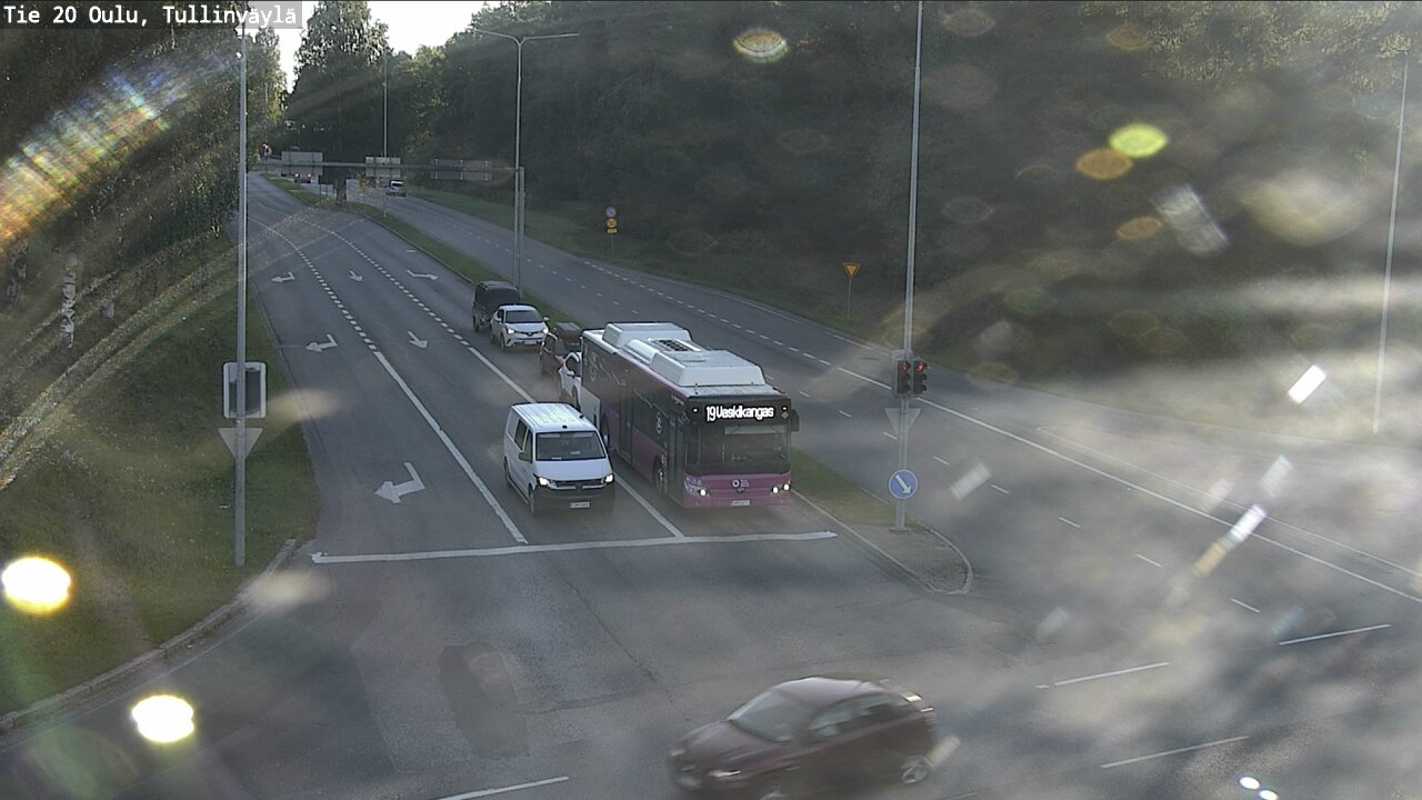 Weather Camera Image Road 20 Oulu, Tullinväylä, Oulu, Pohjois-Pohjanmaa