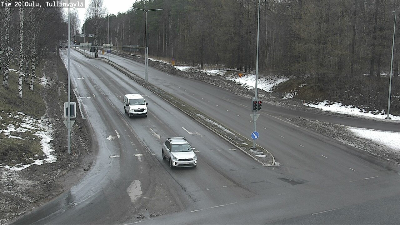 Weather Camera Image Road 20 Oulu, Tullinväylä, Oulu, Pohjois-Pohjanmaa
