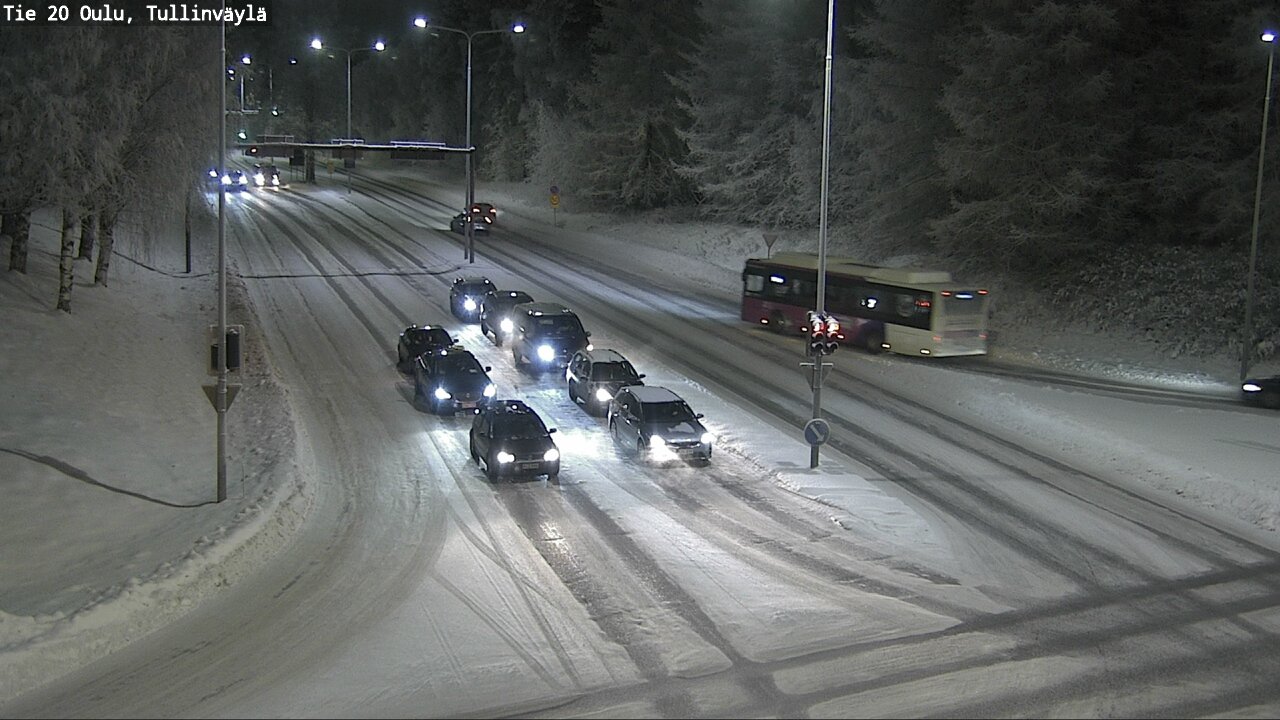 Weather Camera Image Väg 20 Uleåborg, Tullinväylä, Oulu, Pohjois-Pohjanmaa