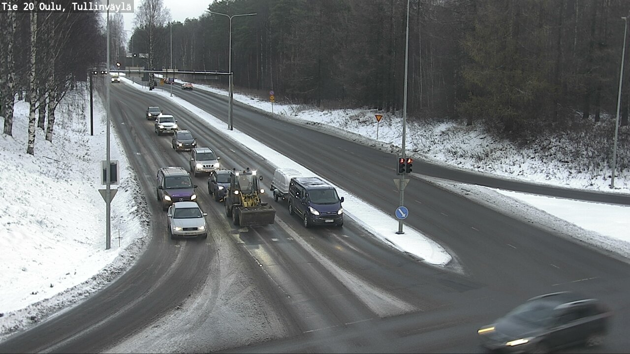 Weather Camera Image Väg 20 Uleåborg, Tullinväylä, Oulu, Pohjois-Pohjanmaa