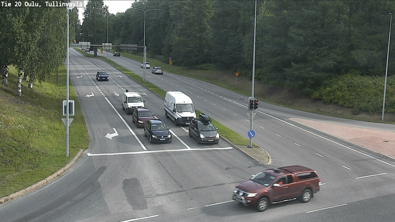 Weather Camera Image Road 20 Oulu, Tullinväylä, Oulu, Pohjois-Pohjanmaa