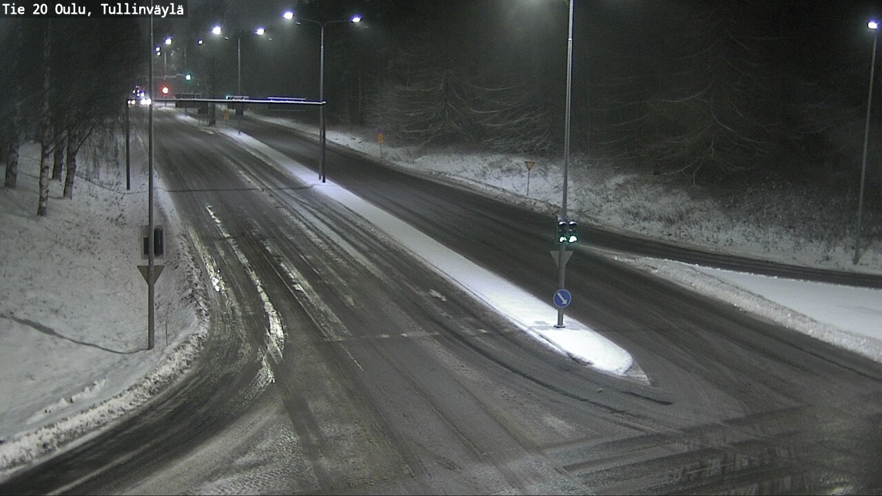 Weather Camera Image Väg 20 Uleåborg, Tullinväylä, Oulu, Pohjois-Pohjanmaa