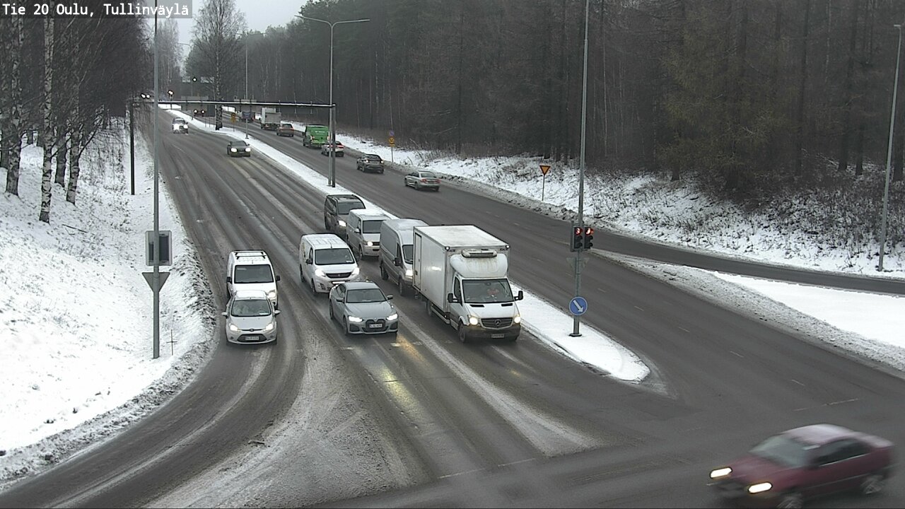 Weather Camera Image Väg 20 Uleåborg, Tullinväylä, Oulu, Pohjois-Pohjanmaa