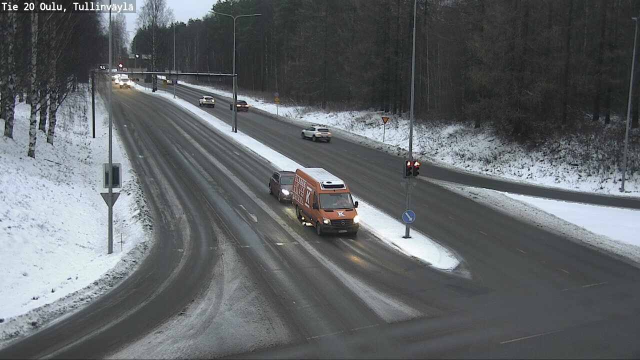Weather Camera Image Väg 20 Uleåborg, Tullinväylä, Oulu, Pohjois-Pohjanmaa