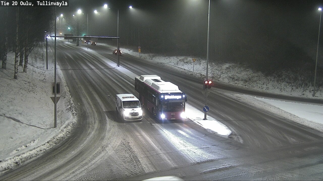 Weather Camera Image Väg 20 Uleåborg, Tullinväylä, Oulu, Pohjois-Pohjanmaa
