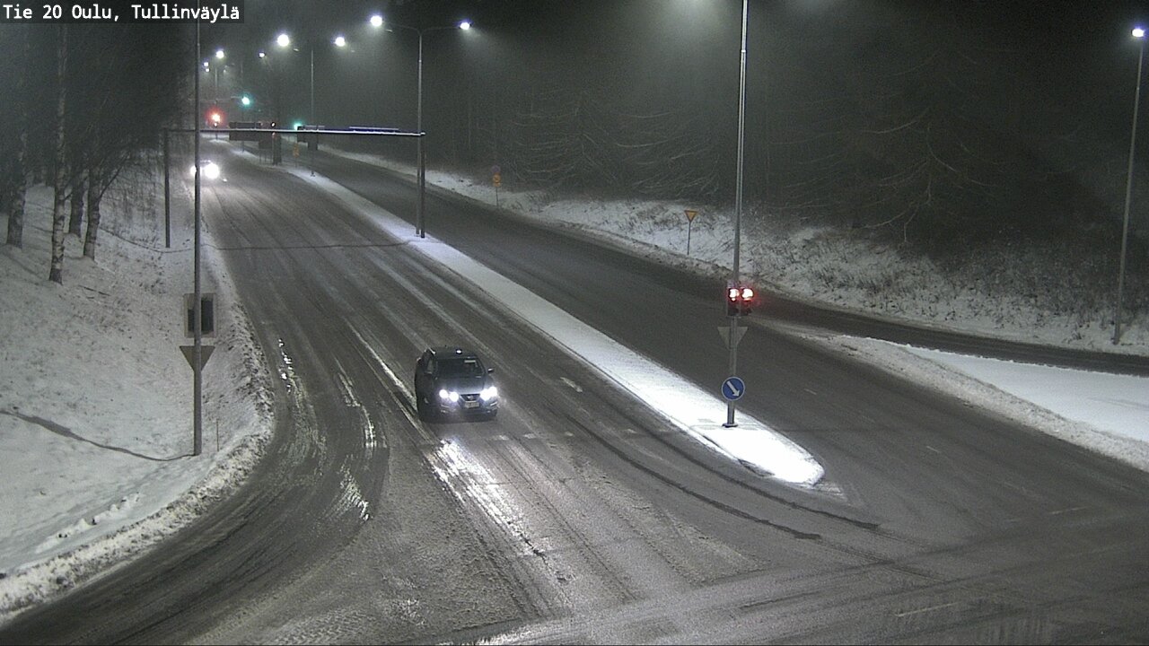 Weather Camera Image Väg 20 Uleåborg, Tullinväylä, Oulu, Pohjois-Pohjanmaa
