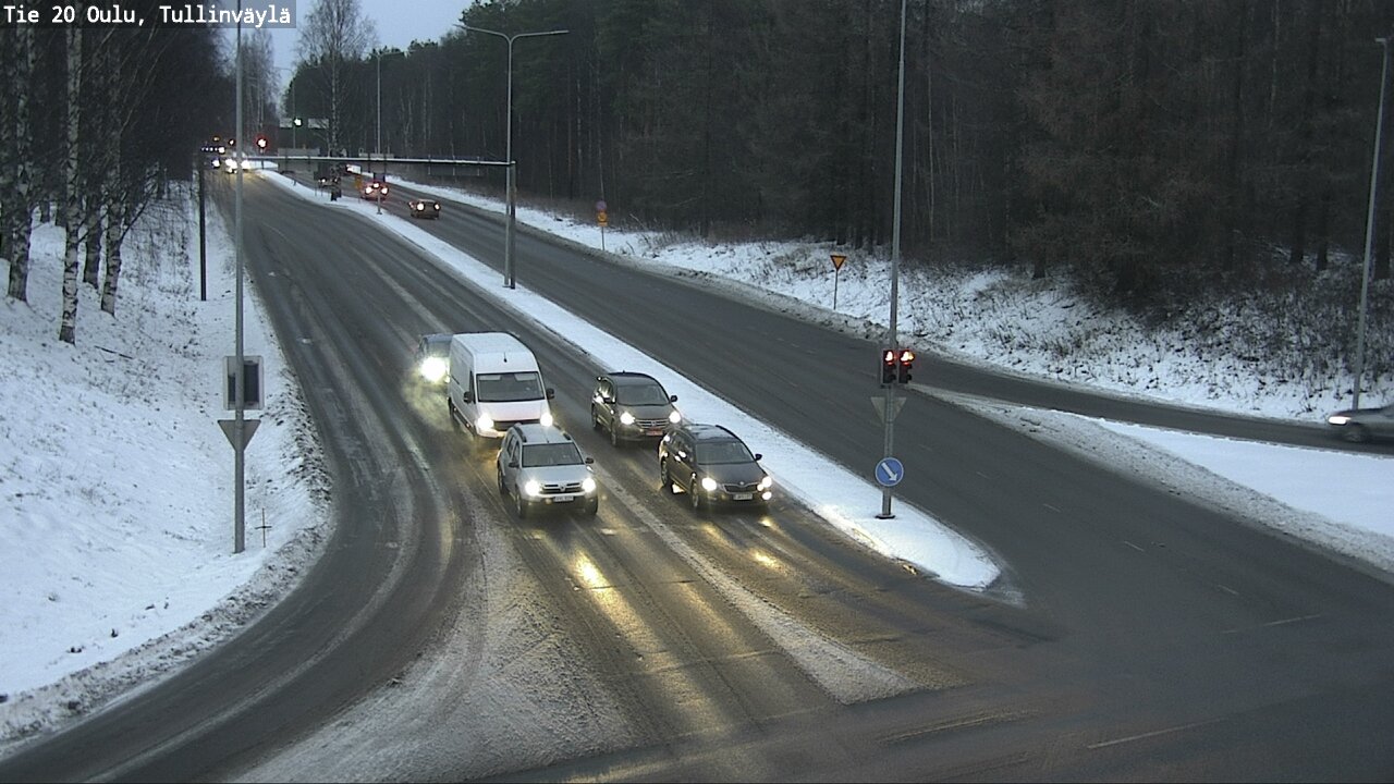 Weather Camera Image Väg 20 Uleåborg, Tullinväylä, Oulu, Pohjois-Pohjanmaa